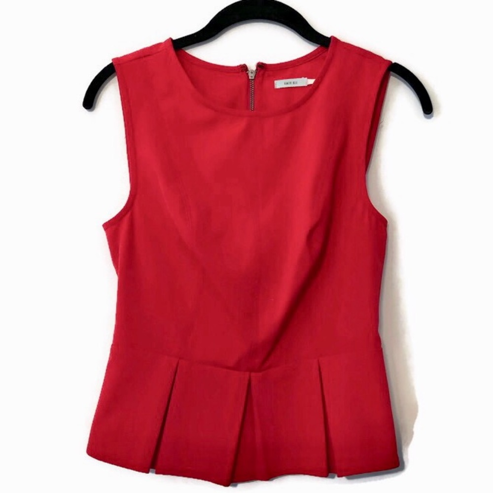 UO Kimchi Blue Peplum Zipper Back Top